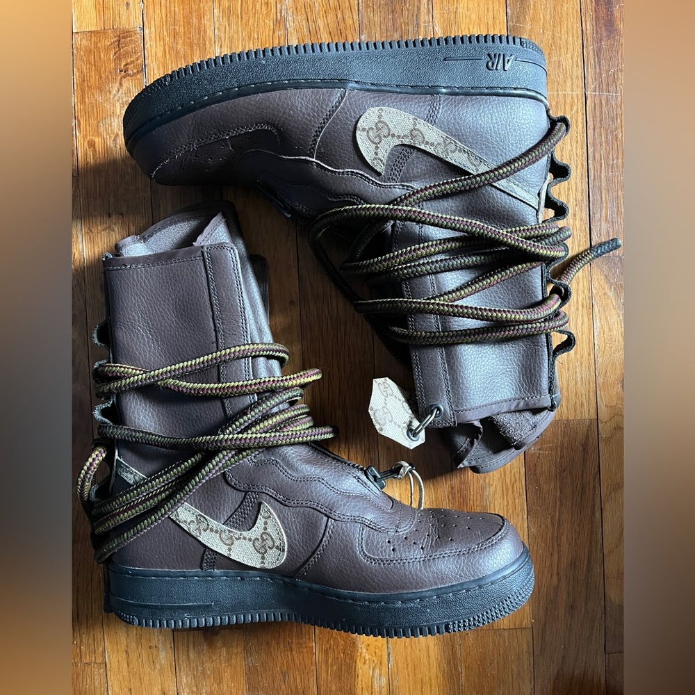 Custom Gucci Air Force 1 high boot